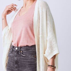 3 for $50 *STELLA + DOT Women's Crochet Cardigan Casual Kimono 3/4 Sleeve